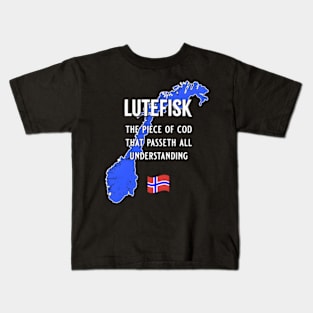 Lutefisk - The Piece Of Cod T Passeth All Understanding Kids T-Shirt